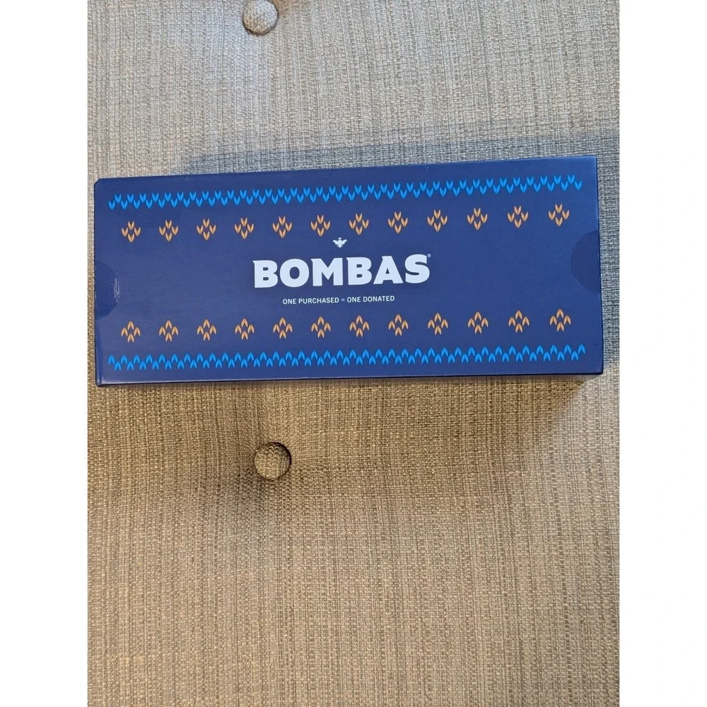 Bombas Ankle Socks 4 Pair Gift Box Set Mens 9.5-13 Womens 11-13 Fair Isle Multi